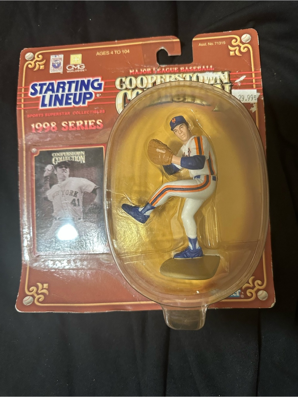 Tom Seaver Cooperstown Collection 1998 Series New York Mets Pitcher Figure